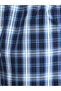 Powder Blue Checkered Short Sleeve Jersey Pyjamas Set (100% Cotton) - 4