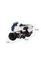Police Motorcycle Toy Motor with Friction-Moving Handlebars - 4