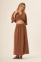 Galatea Hair Braided Skirt Mink