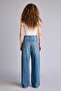 Wide Leg Mid Waist Wide Leg Jean Pants G4927Ax26Sm - 5