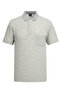 Men's Polo Collar Short Sleeve Gray T-Shirt - 5303 - 2