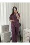 Women's Short-Sleeved Milan Pajama Set with Underwear - 3