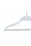 Wooden 8000 7-14 Years Old 34cm Children's Hanger with Bar White Color 12 Pieces - 4
