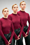 Women's Chery 3-Piece Finger Detailed Bodysuit