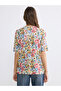 Pink Floral Women's T-Shirt - 4
