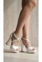 Stone Detailed Women's Wedding Engagement Heeled Shoes - 2