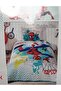 Licensed Quilted 100% Cotton Single Children's Bedspread (160X230)-Spidey Hero Green