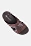 Men Slip On Arabic Sandals, Brown - 3
