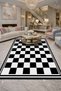Sdt Dama Themed Woven Base Modern Decorative Carpet Sdt367 - 2