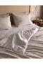 Ancelina Double Cotton Printed Duvet Cover Set - Beige - 4