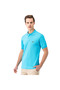 Men's L1212 Classic Fit Blue Polo T-Shirt L1212.Qmr - 2