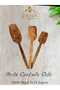 Olive Wood Handmade 3-Piece Spatula