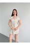 Polka Dot Neck Tie Lined Mini Dress-80 cm - 2
