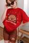 Capybara Printed Unisex Children's T-Shirt 4Gh3