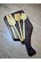 Olive Wood Handmade 3-Piece Spatula - 4
