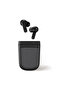 Solar Powered Hybrid Active Noise Cancelling Wireless Earbuds Midnight Black