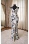 Elegant Sleeveless V-Neck Bodycon Maxi Dress with Front Slit - 3