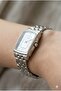 Women's Wristwatch |   22mm Steel Case, Silver Steel Band, Silver Dial - 2