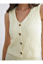 Nevavm V-Neck Textured Women's Vest with a Difference - 5