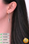 Steel Special Design Dangle Gift Earrings for Couples, Does Not Tarnish or Fade - 2