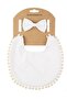 - Stealla Small Ribbon Headband and Baby Bib for Infants & Babies - White - 2