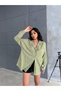 Women's Zr Model Oversize Stone-Embellished Shirt