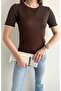 Lace Detail Short Sleeve Viscose Knitwear - 5