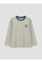 Original Oval Collar Printed Boy's T-Shirt