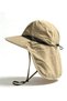 Unisex Outdoor Wide Brim Hat Uv Protection Upf50+ Sun Hat with Neck Protection Camping Ba - 8