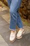 Ern-039250 Eren Shoes&Bag Genuine Leather Pin Detailed Eva Sole Loafer Women's Shoes Real Leather Cream Ecru - 6