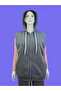 Khaki Unisex Hooded Seasonal Khaki Cuffed Vest - 5