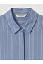 Lcw Everyday Indigo Striped Women's Shirt Tunic - 4