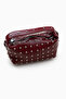 Women's Mini Size Staple-Detail Hand and Shoulder Bag