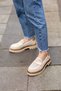 Ern-039250 Eren Shoes&Bag Genuine Leather Pin Detailed Eva Sole Loafer Women's Shoes Real Leather Cream Ecru - 4