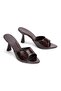 Women's Stylish Thick Heeled Single Strap Slippers - 2