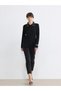 Alita City Farkıyla Soulife Black Knitwear Women's Cardigan with Stones - 2