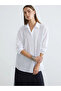 White Oversize Poplin Women's Shirt Tunic