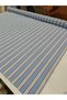 150 cm Organic Cotton Fabric Suitable for Making Blue and White Striped Shirt Dress Tunic Pants - 4