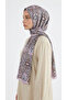 Lara Motif Patterned Cotton Shawl - Blue / Powder - 3