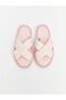 Cross-Strapped Plush Women's House Slippers - 3