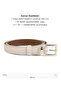 Women's Thin Square Gold Buckle Belt - Basic Trouser Skirt Belt - 6