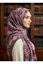 Müslüm, Floral Flower Patterned Wrinkled Shawl – Elegant, Non-Slip, Sweat-Resistant and Comfortable to Use 75 X 200 cm