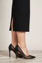 Nevesta Women's Evening Dress Heeled Shoes Black Stone - 4