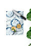 Chinese Porcelain and Floral Pattern Tempered Glass Cutting Board 30X40 cm Size Uv Printing - Bckt064 - 3