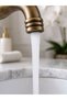Rustic Antique Sink Faucet with Aries Head Swivel Spout - 3