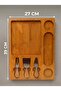 Wooden Cheese Serving Plate with 3+1 Compartments – 3-Piece Cheese Knife Set Deli Presentation Board - 2
