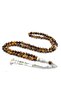 Tiger's Eye 99-Bead Zikir Prayer Beads – Special Design Where Power and Peace Meet ✨   Certified - 3