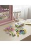 3-Piece Baby Girl & Child Cotton Teddy Bear Patterned Pantyhose + Gift Buckle Set - 7