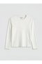 Crew Neck Bow Detail Girls' Dress (S6) - 4