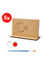 Paintable Turkish Flag Activity Kit